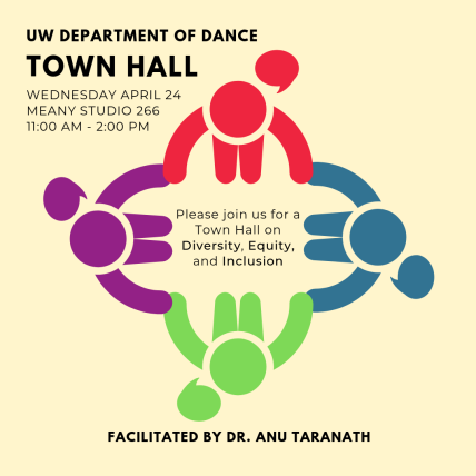 UW Department of Dance Town Hall on Diversity, Equity and Inclusion 