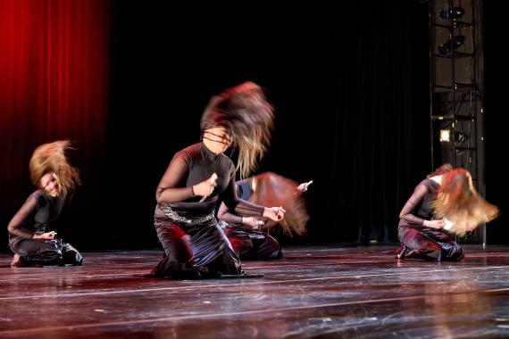 Dancers in UW Dance Presents Concert