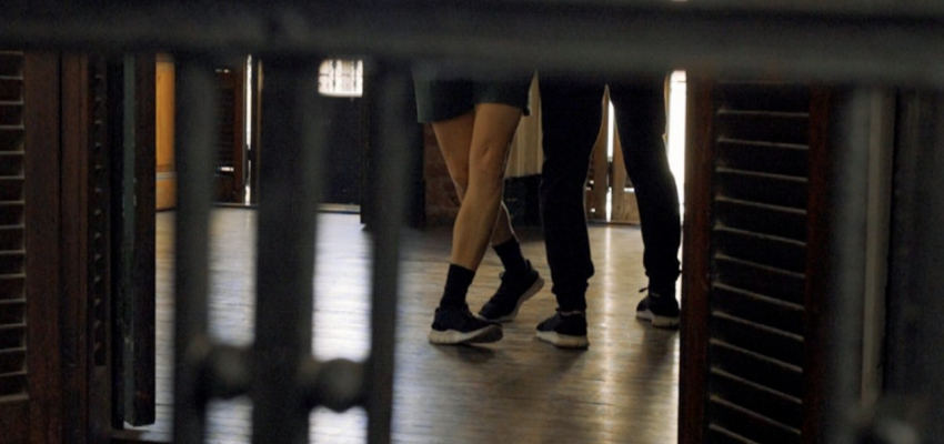 Still screen from Juliet McMains' film 
