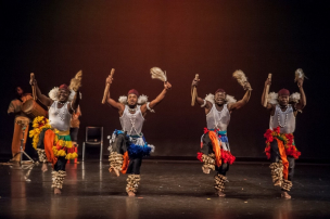 Gansango Dance Company performing on stage