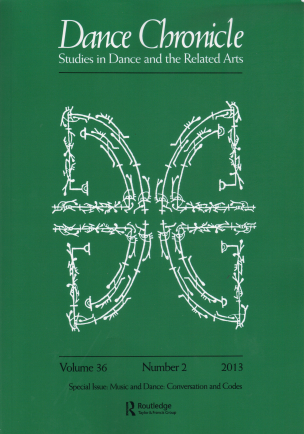 Cover of Dance Chronicle volume 36, number 2