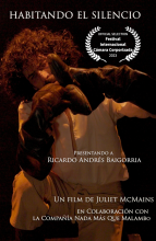 film poster includes man wearing malambo boots on his hand