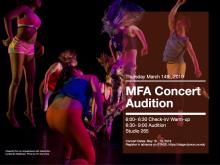 MFA Dance Concert Audition 