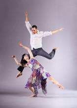 Ryan Corriston and Stephanie Liapis in Wade Madsen's Embrace  Photo: Steve Korn