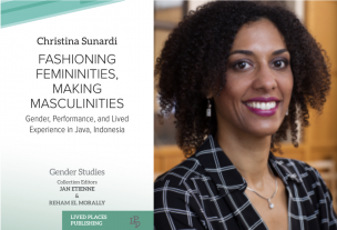 Christina Sunardi and the cover of her new book