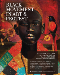 Flier for "Black Movement in Art & Protest" 