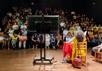 Monica Rojas Stewart giving presentation 