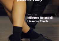feet and calves of dancer in sneakers and shorts leaning off-balance
