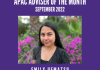 Emily Uematsu Adviser of the Month 