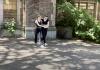 Two Dancers on UW campus 