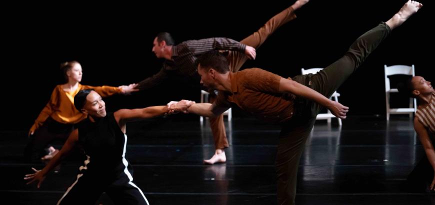 Dancers in the 2024 Chamber Dance Concert