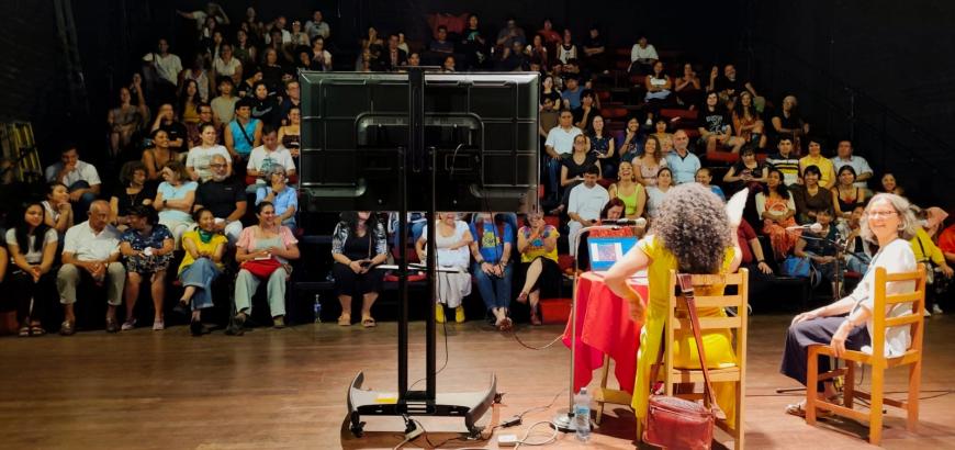 Monica Rojas Stewart giving presentation