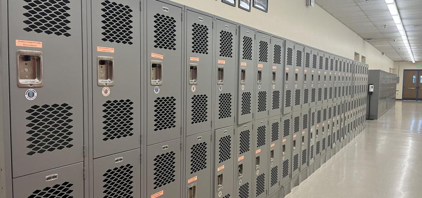 Upper Level Department of Dance Lockers