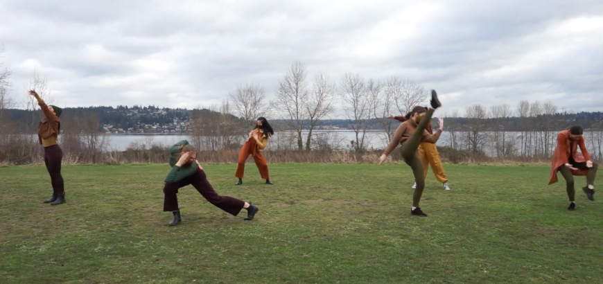 dancers dancing on grass