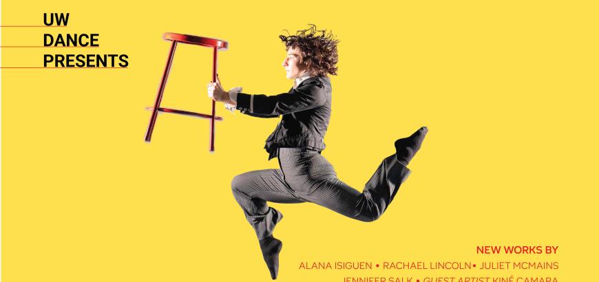 Eddie McClary jumps holding a red stool