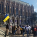  Members of UW community gathered in Red Square to show support for Ukraine and denounce Putin's aggression