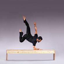 Wilson Mendieta dancing in To Have and To Hold.  Photo by Steve Korn